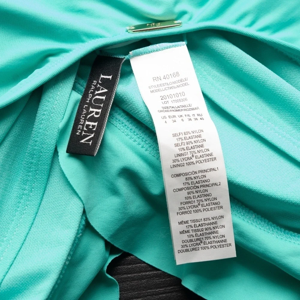 Lauren Ralph Lauren Beach Club Ruffle One Piece Swimsuit‎